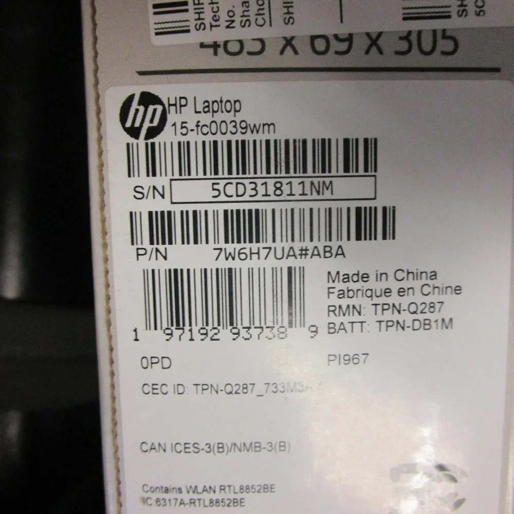 HP 15.6